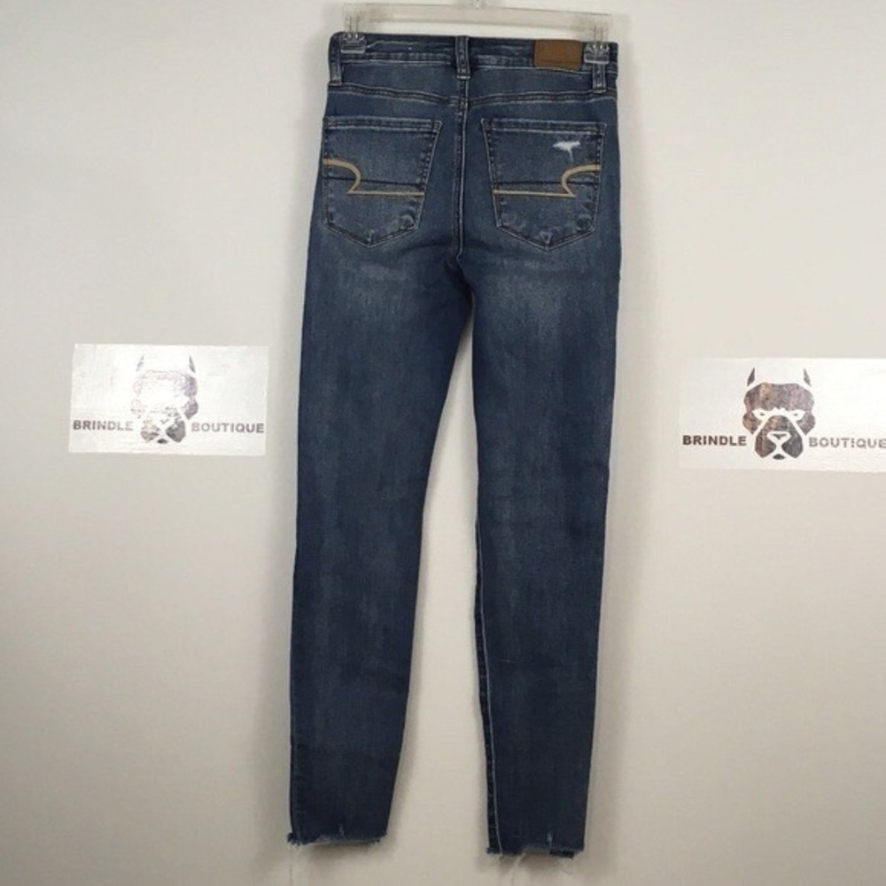 American Eagle Next Level Stretch Sup High Rise Jegging 00 Short - Picture 6 of 8
